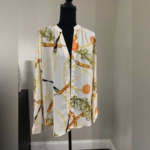 Fashion Nova Patterned Button Down